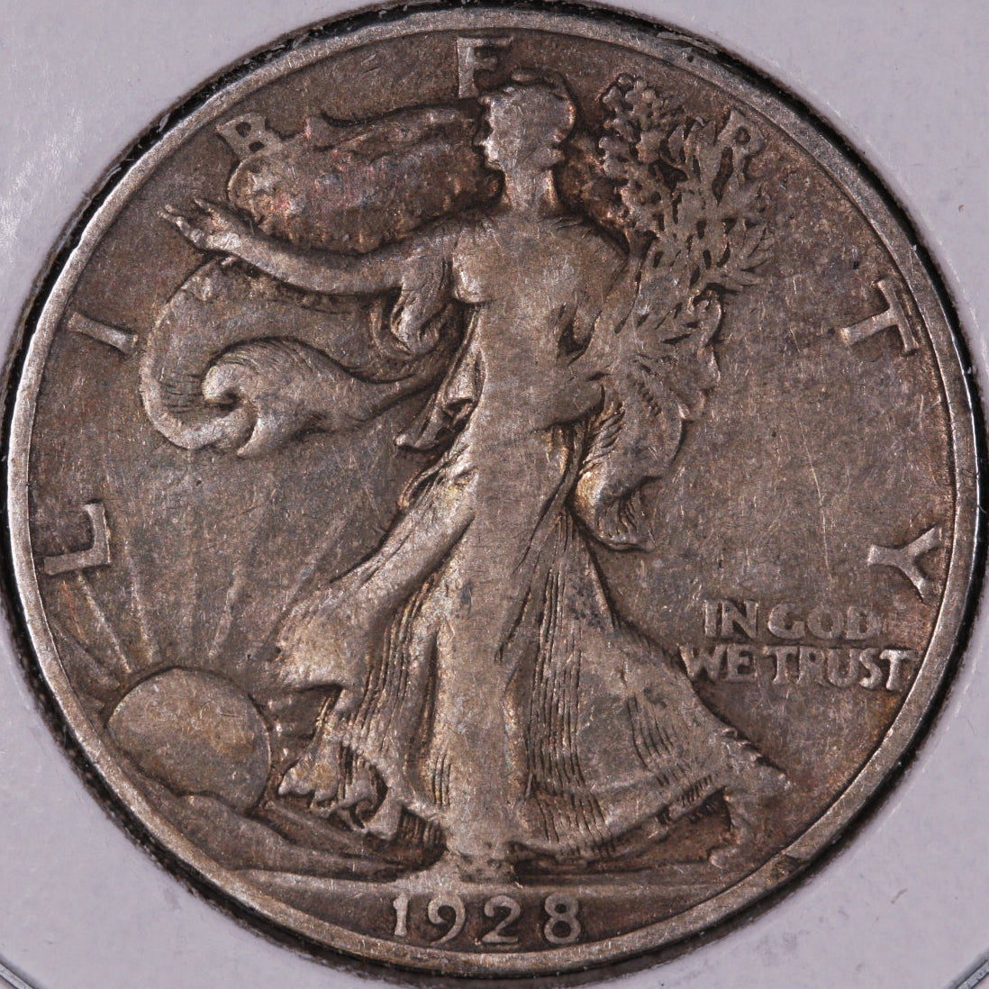 1928-S Walking Liberty Half Dollar, Very Fine Circulated Coin, Store #07184