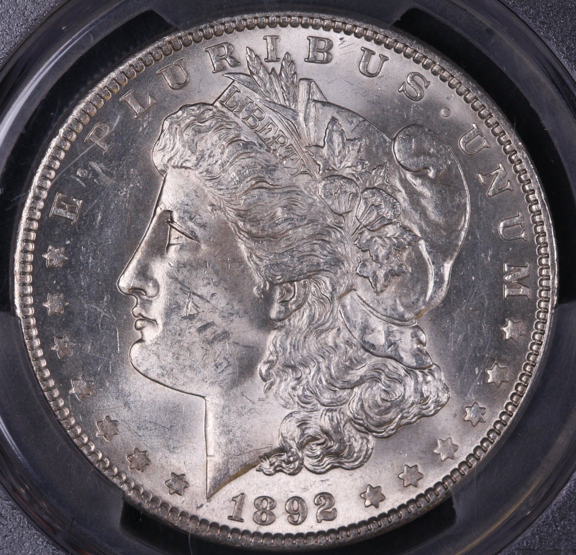 1892 Morgan Silver Dollar, Gem Eye Appeal, PCGS MS61, Store #DR0600.