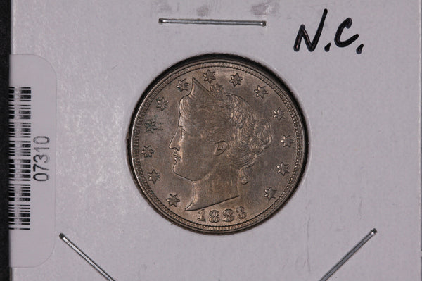 1883 Liberty Nickel, Un-Circulated Coin, No Cents. Store #07310