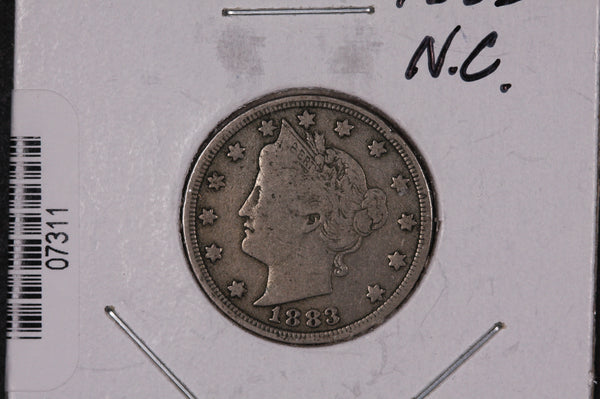 1883 Liberty Nickel, Circulated Collectible Coin, No Cents. Store #07311