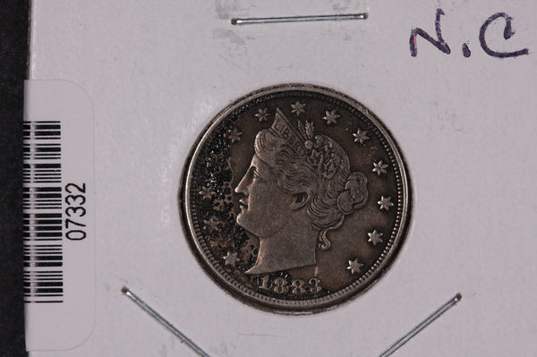 1883 Liberty Nickel, Circulated Collectible Coin, No Cents. Store #07332