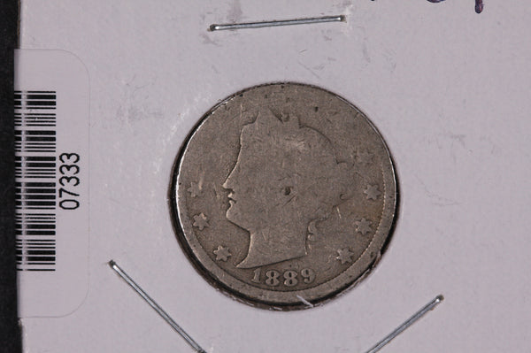 1889 Liberty Nickel, Circulated Collectible Coin.  Store #07333