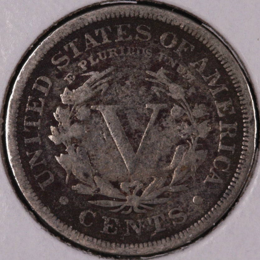 1895 Liberty Nickel, Good+ Circulated Coin, Store #NL973
