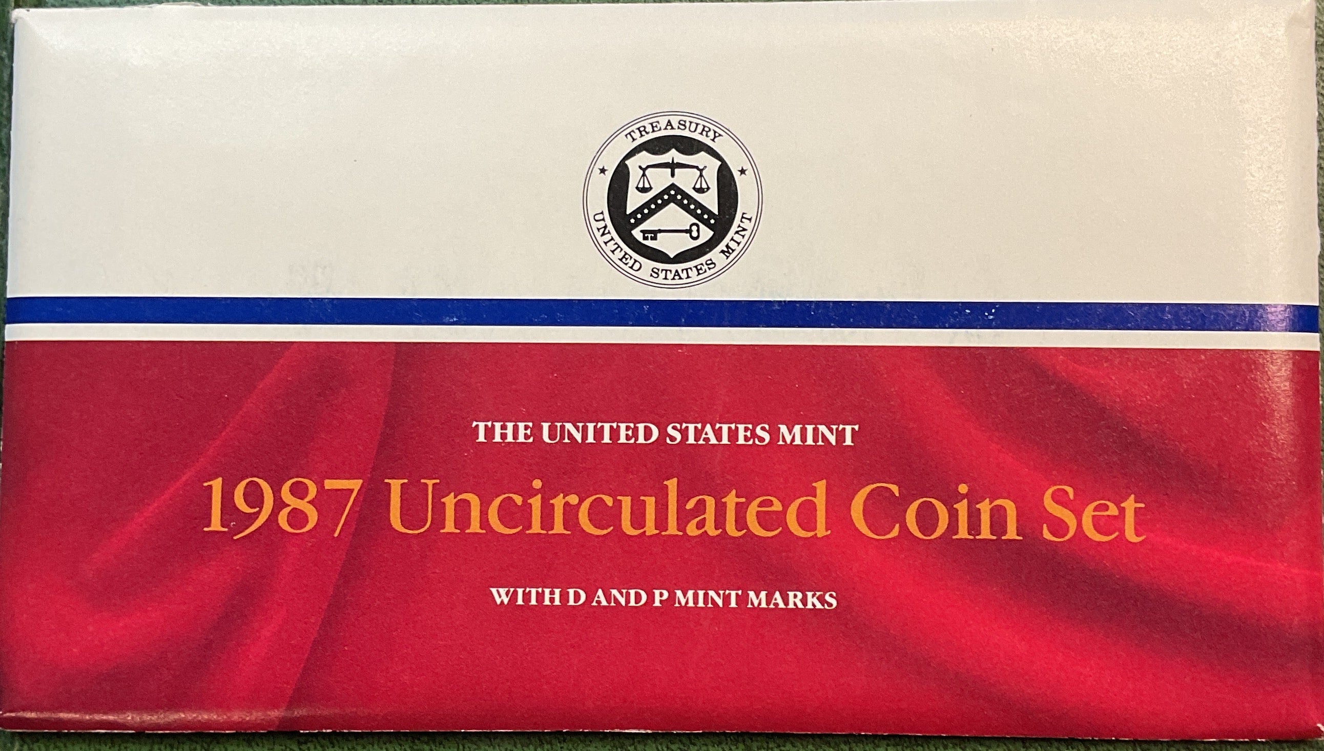1987 United States Uncirculated 12-Coin Mint Set