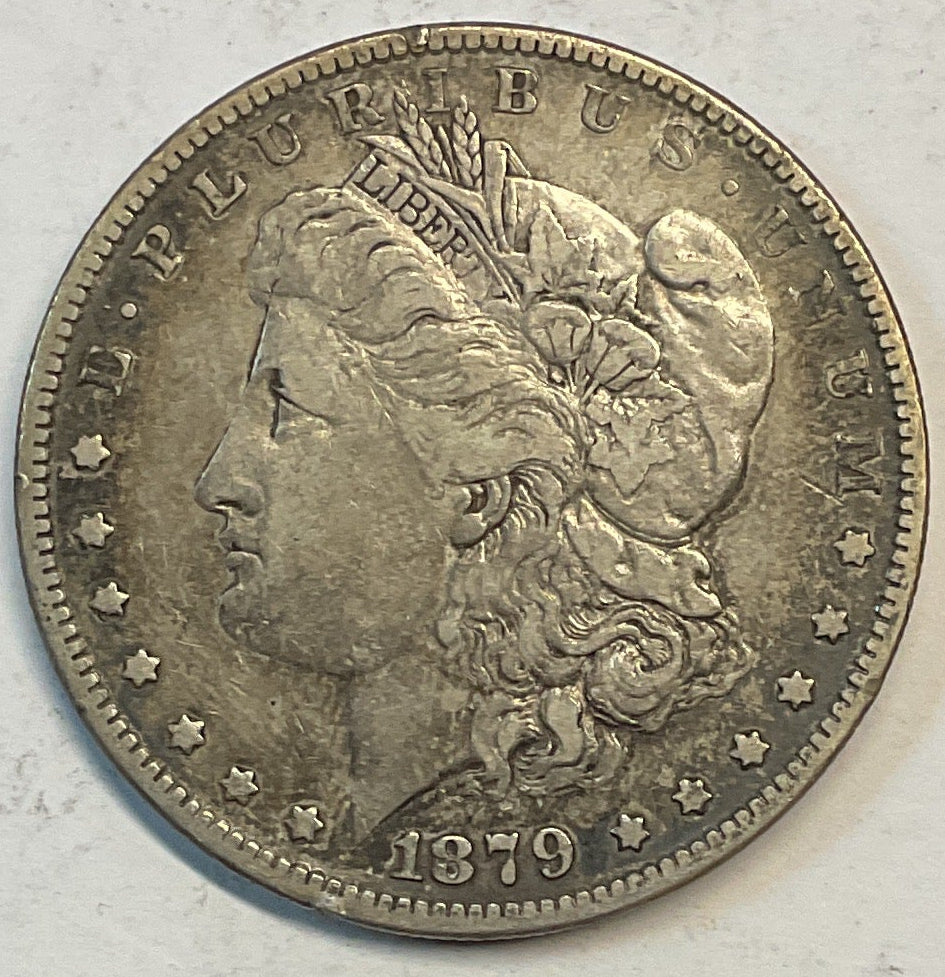 1879 Morgan Dollar, Very Fine Circulated Coin, Store #DR0860