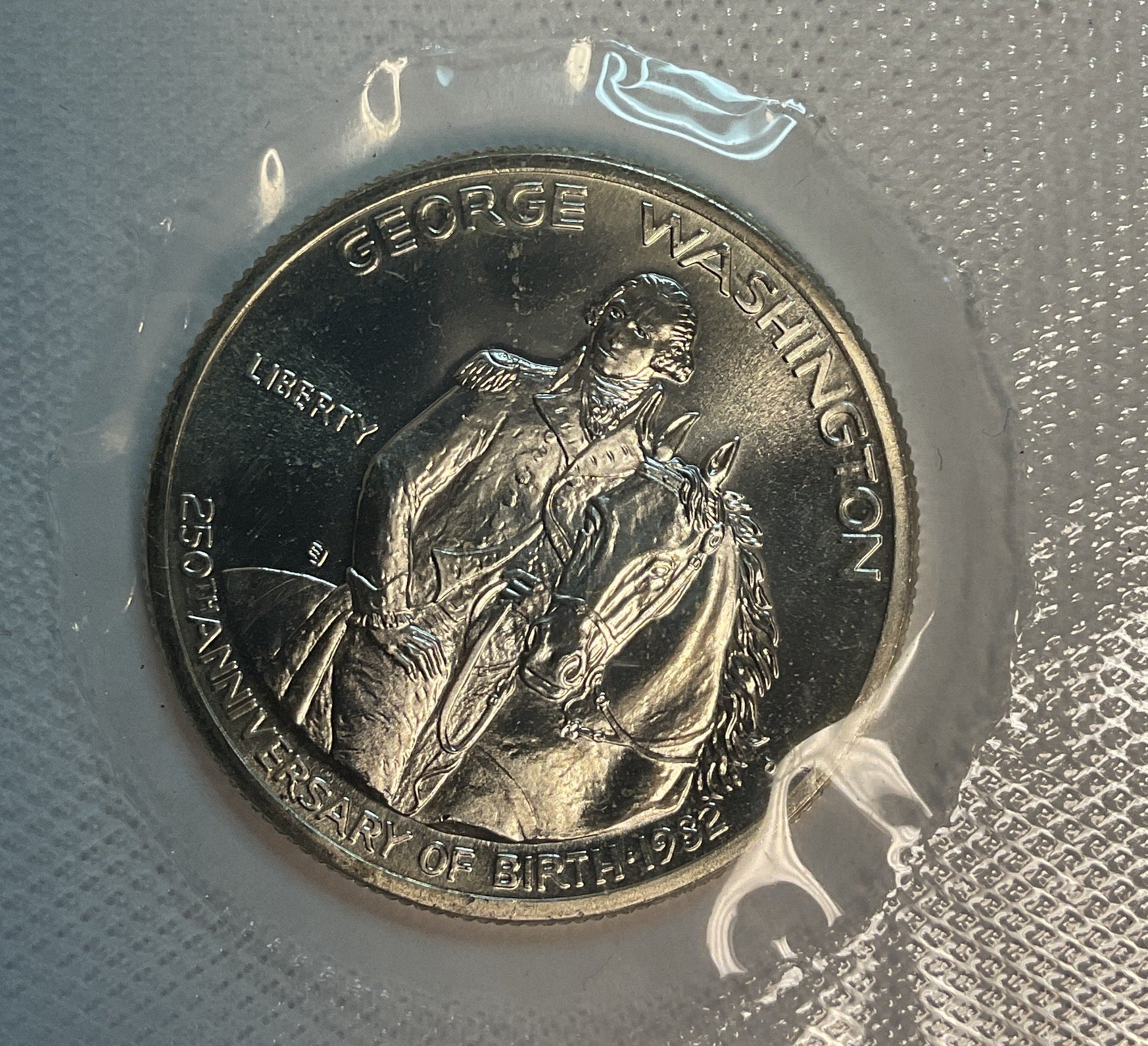 1982 George Washington Silver Half-Dollar, U.S. Mint, Store #PT046