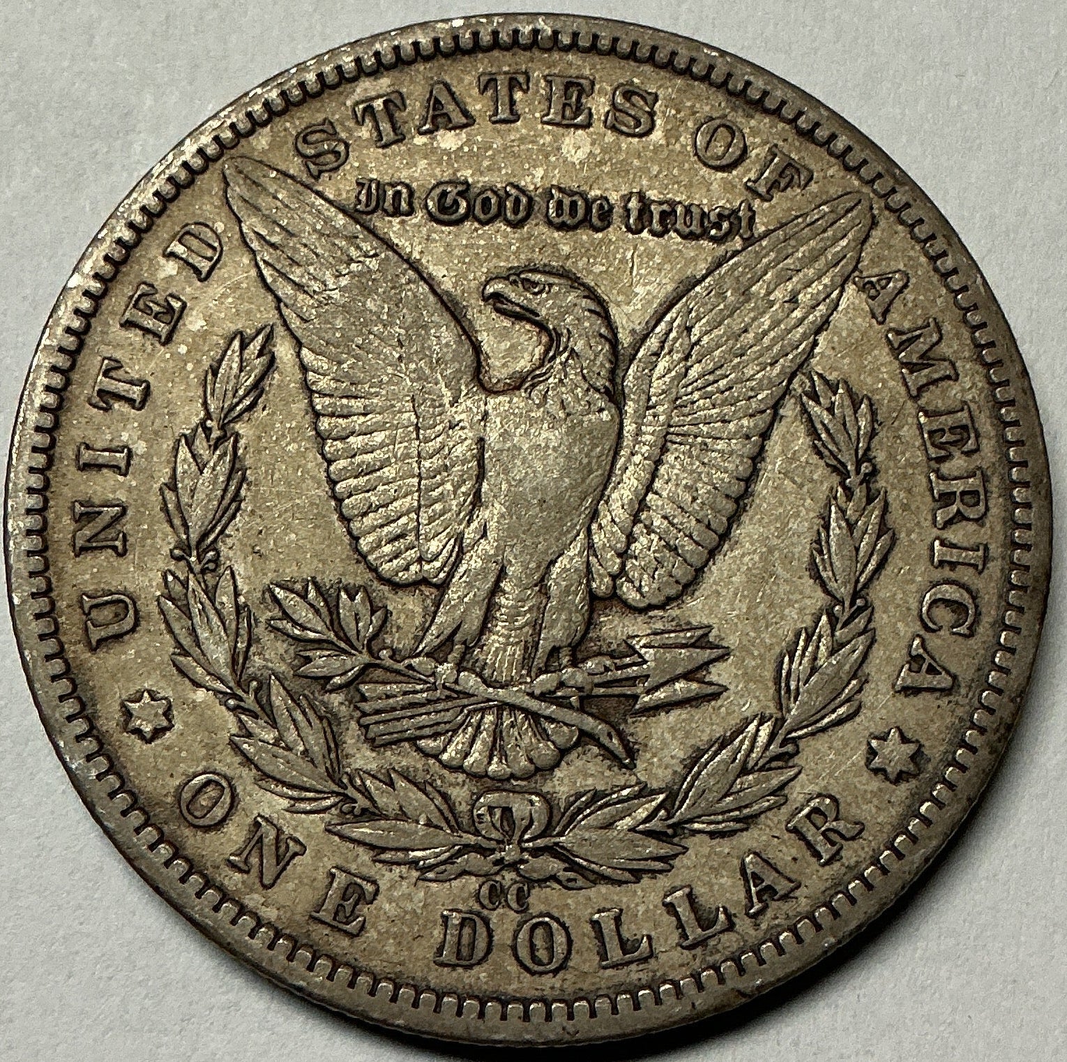 1893-CC Morgan Dollar, Extra Fine Circulated Coin, Store #DR1572