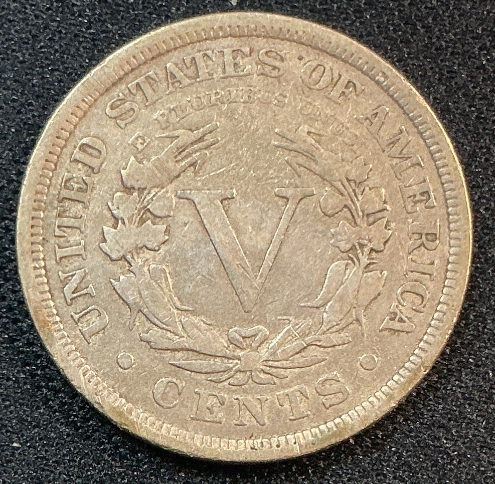 1899 Liberty Nickel, Very Good Circulated Coin., Store Sale #NL878