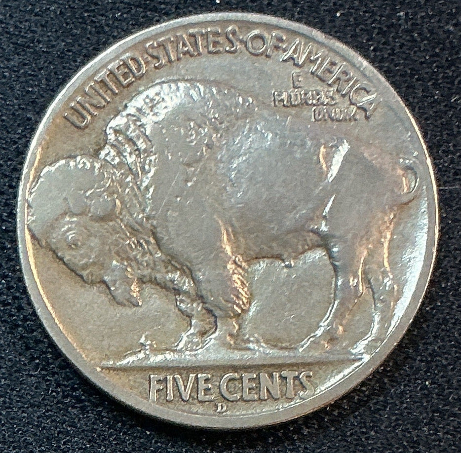 1917-D Buffalo Nickel, Fine Circulated Coin, Store #NL986