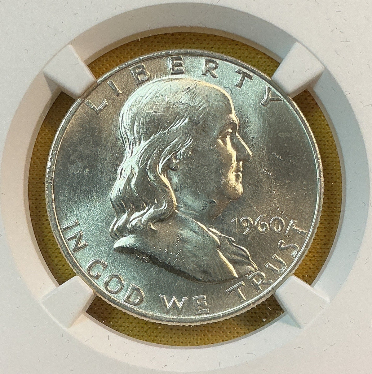 1960-D Franklin Half Dollar, NGC MS 64, Store #HR2110