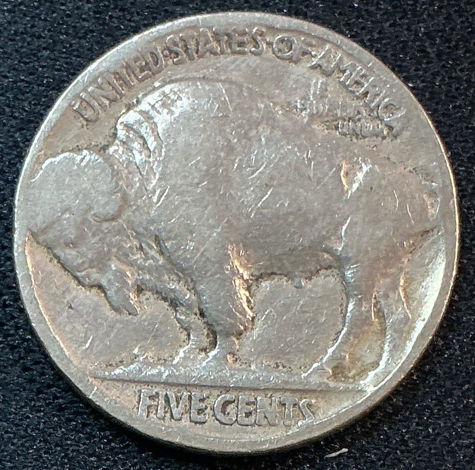 1921 Buffalo Nickel, Good+ Circulated Coin, Store #NL1024
