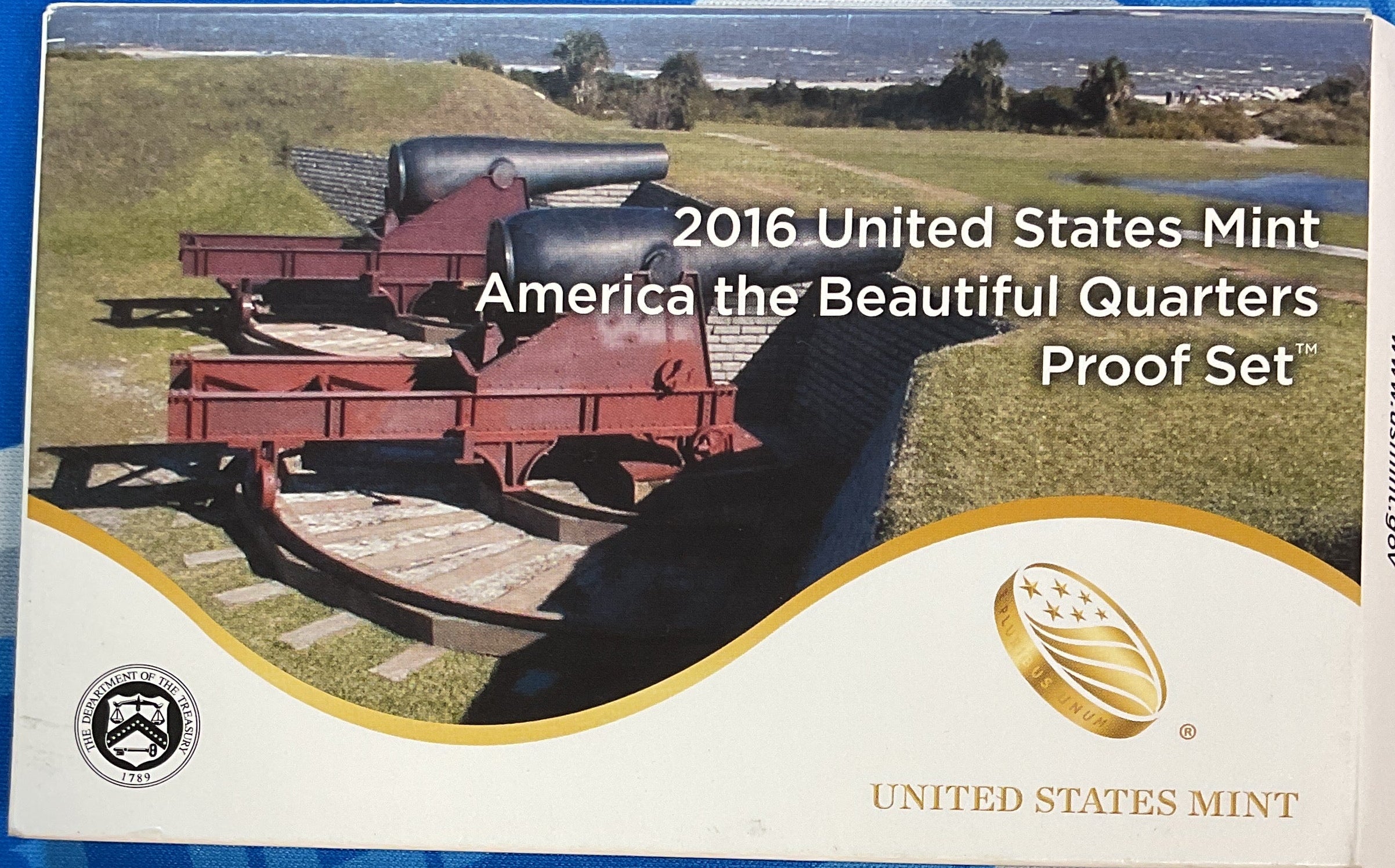 2016 U.S. Mint America the Beautiful Quarters Proof Set, in Original Government Packaging