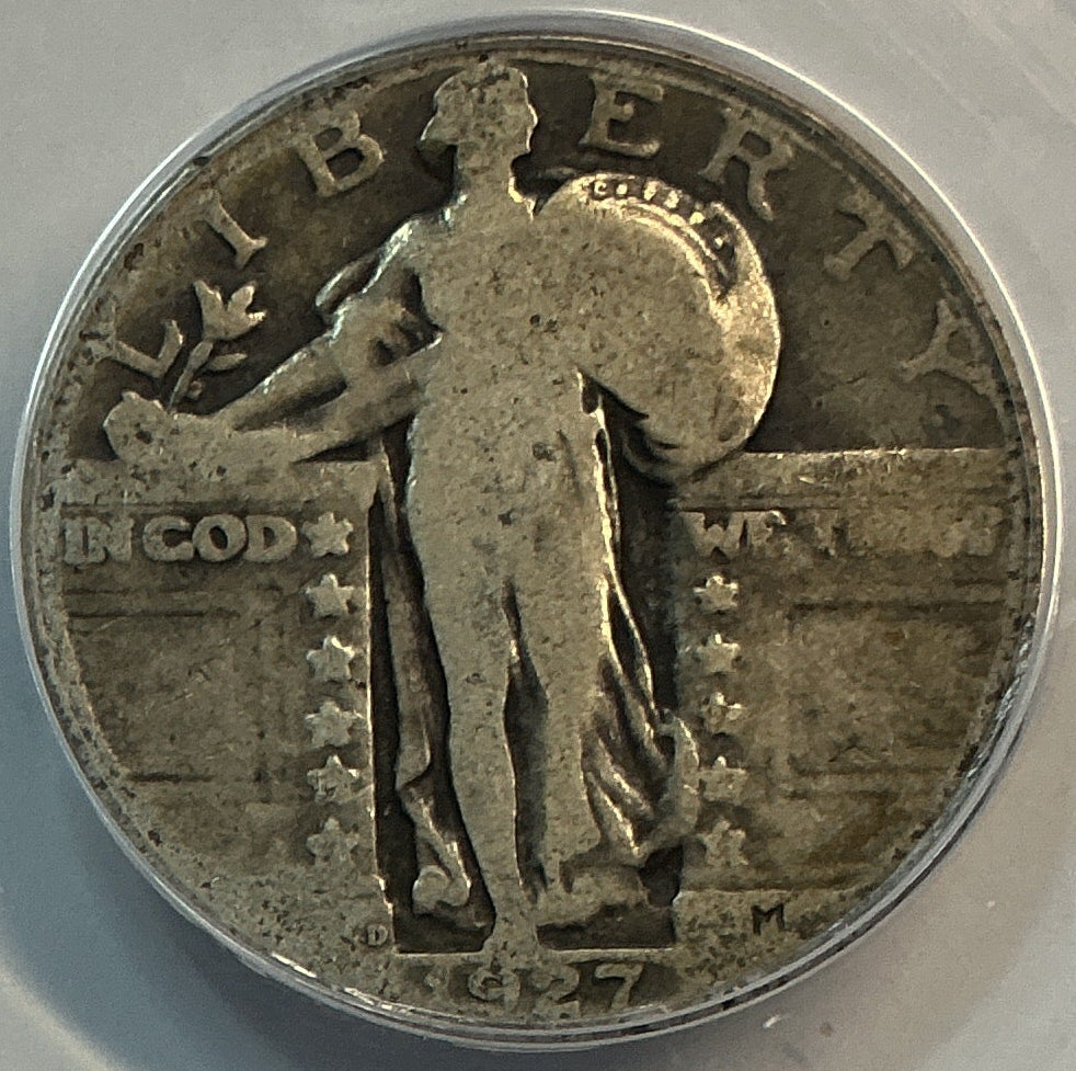 1927-D Standing Liberty Quarter, ANACS AB-3, Store #QR1627
