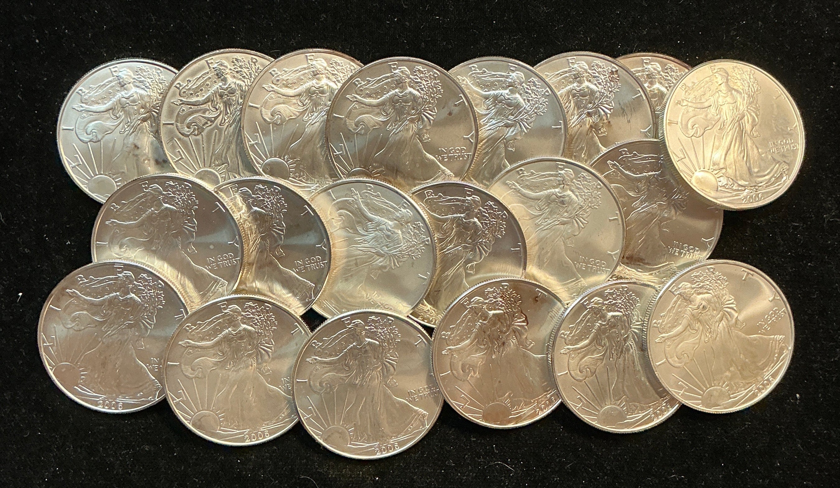 2006 American Silver Eagle Rolls. Store #SR006
