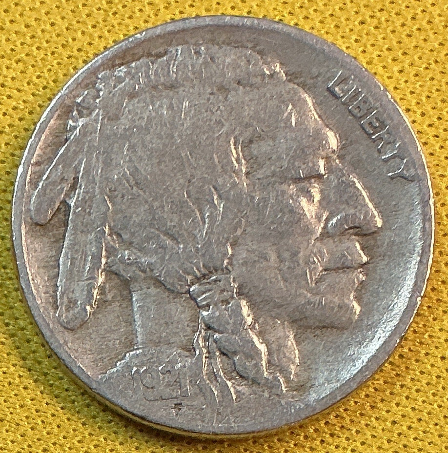 1921-S Buffalo Nickel, Fine Circulated Coin, Store #NL1029