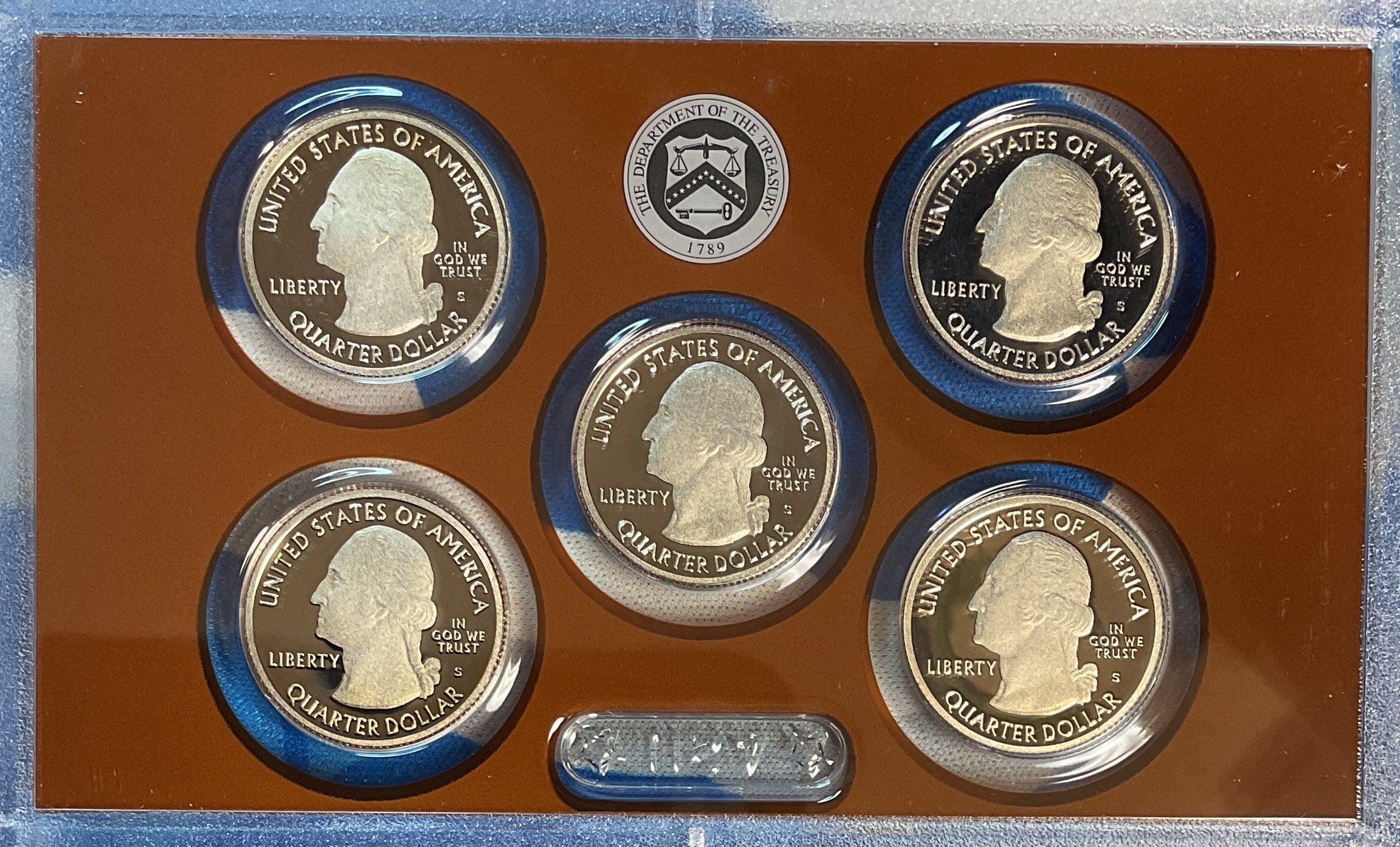 2012 U.S. Mint America the Beautiful Quarters Proof Set, in Original Government Packaging