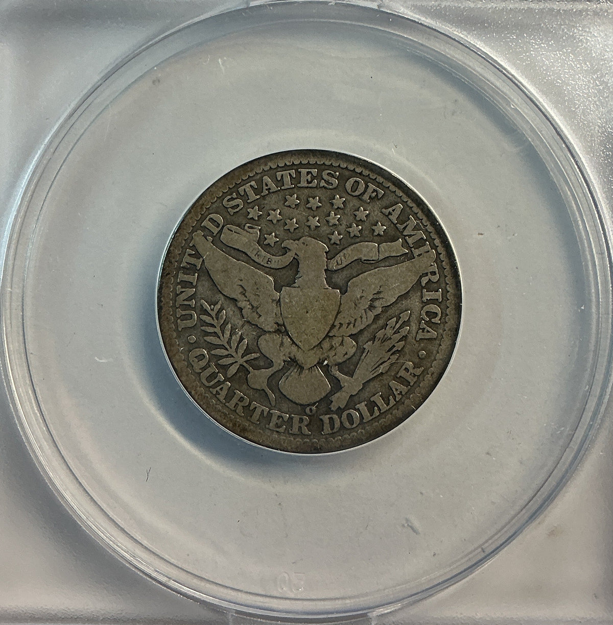 1908-O Barber Quarter, ANACS Good 6. Store #QR1489