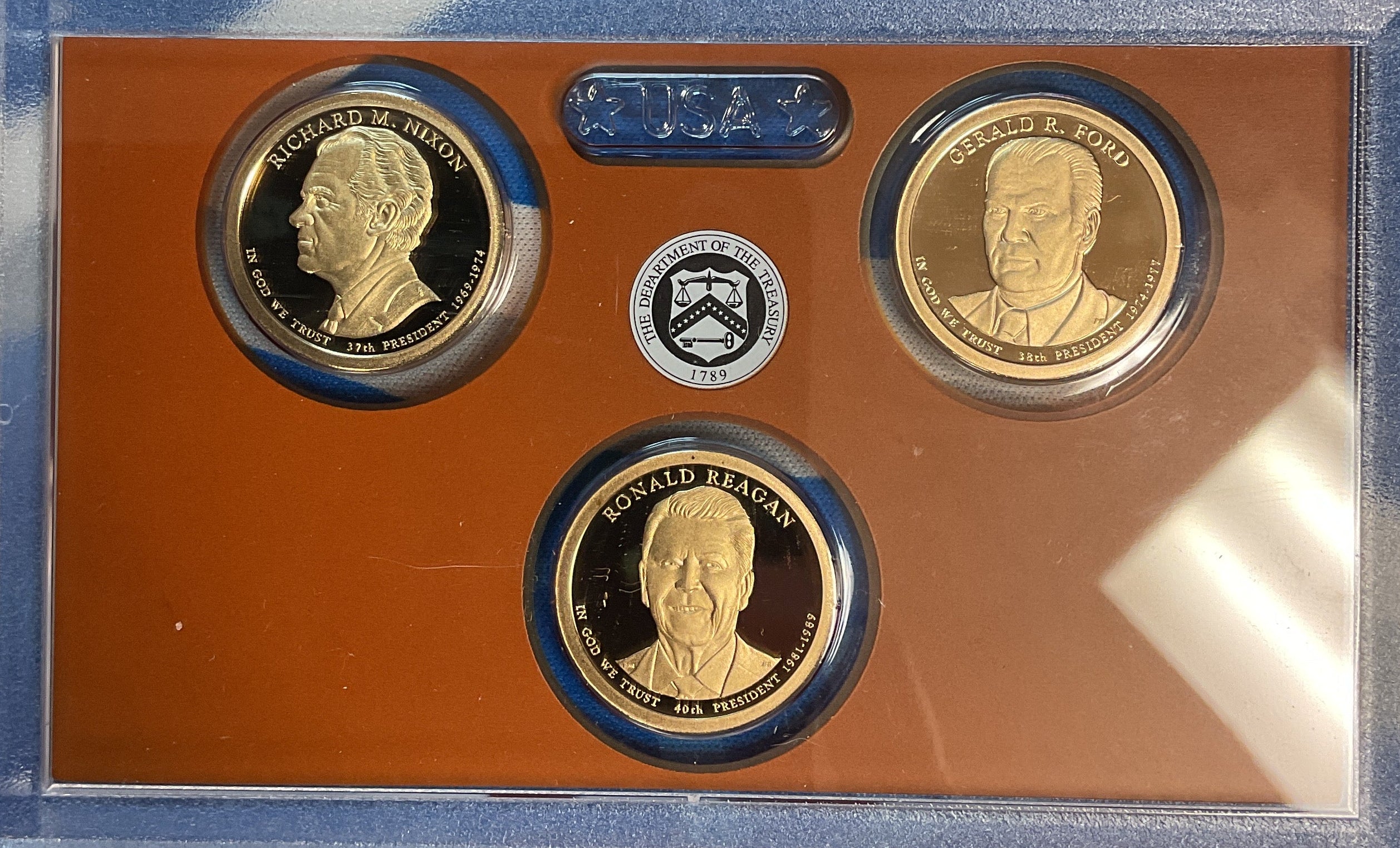 2016 U.S. Mint President $1 Coin Proof Set, in Original Government Packaging.
