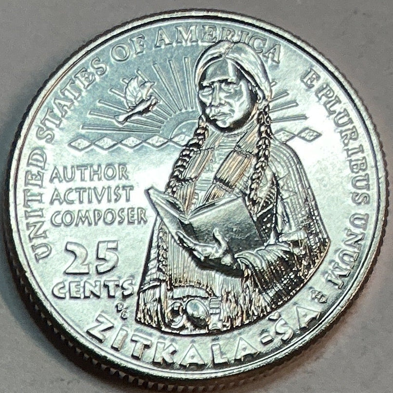 2024-D Zitkala-Sa, Washington Quarter, American Women Collection 2022-2025