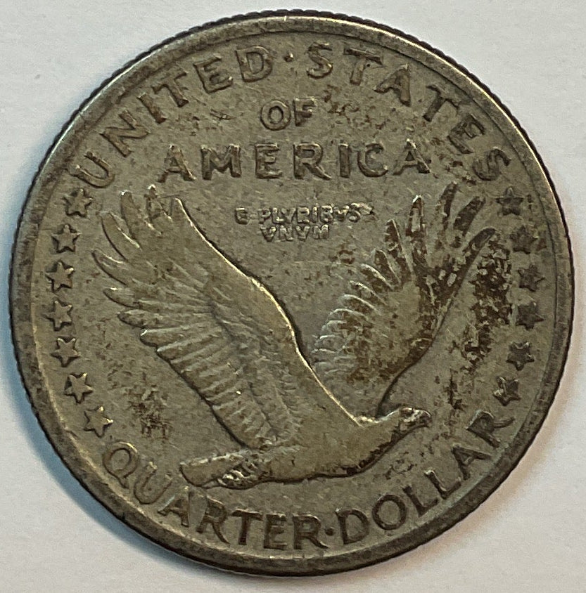 1917-S T-1, Standing Liberty Silver Quarter, Very Fine Coin, Store #QR1166