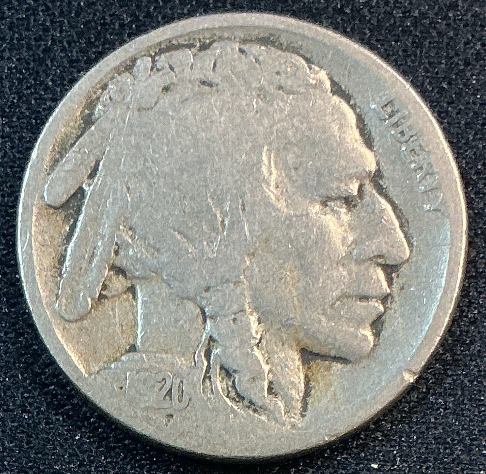 1920-S Buffalo Nickel, Very Good Circulated Coin, Store #NL1017