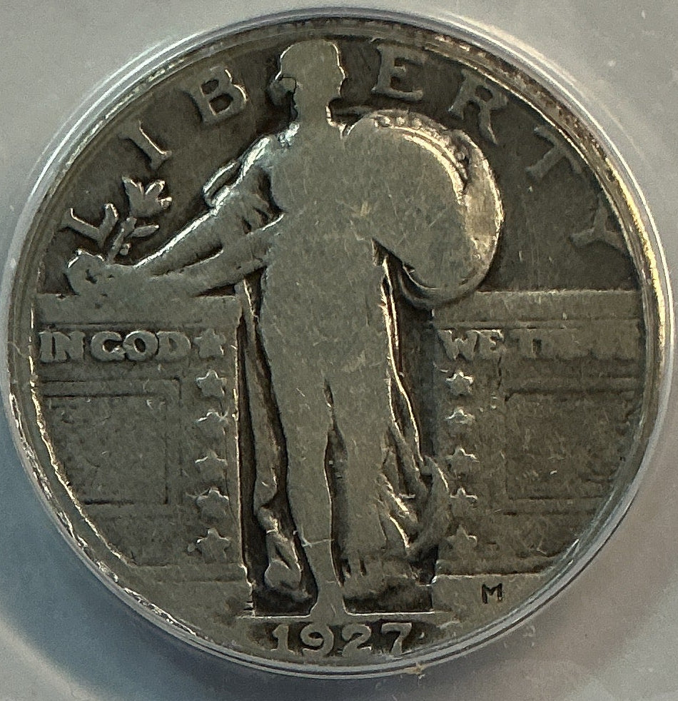 1927 Standing Liberty Quarter, *Cleaned* ANACS Good-4, Store #QR1626