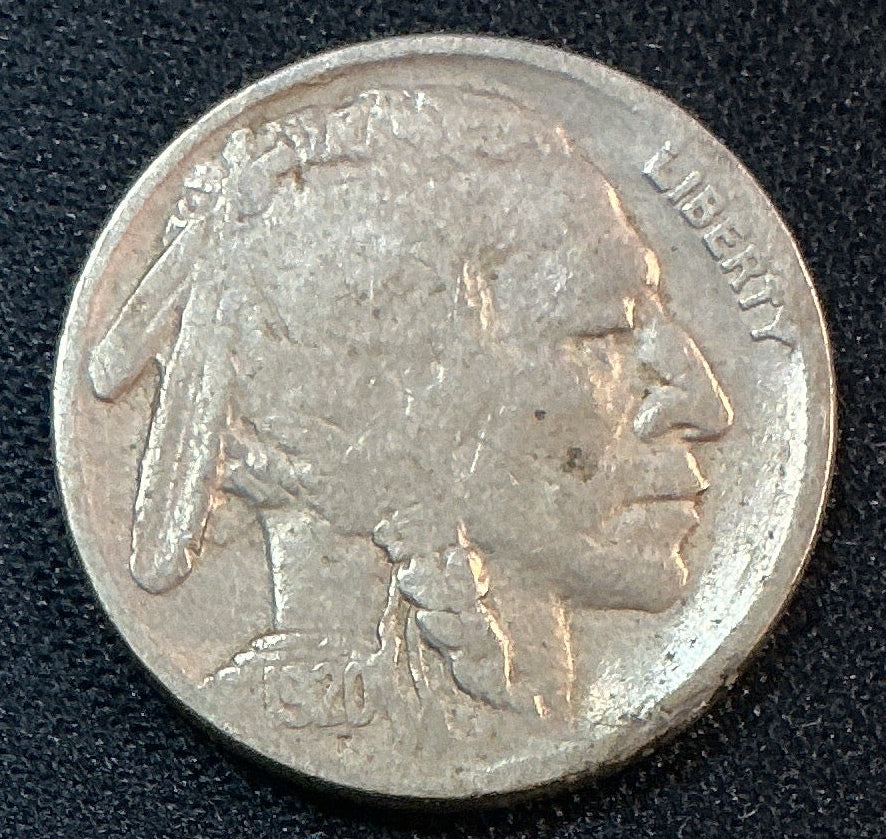 1920 Buffalo Nickel, Very Good+ Circulated Coin, Store #NL1009