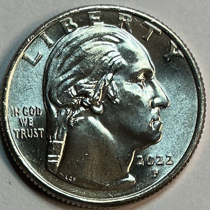 2022-P Maya Angelou, Washington Quarter, American Women Collection 2022-2025