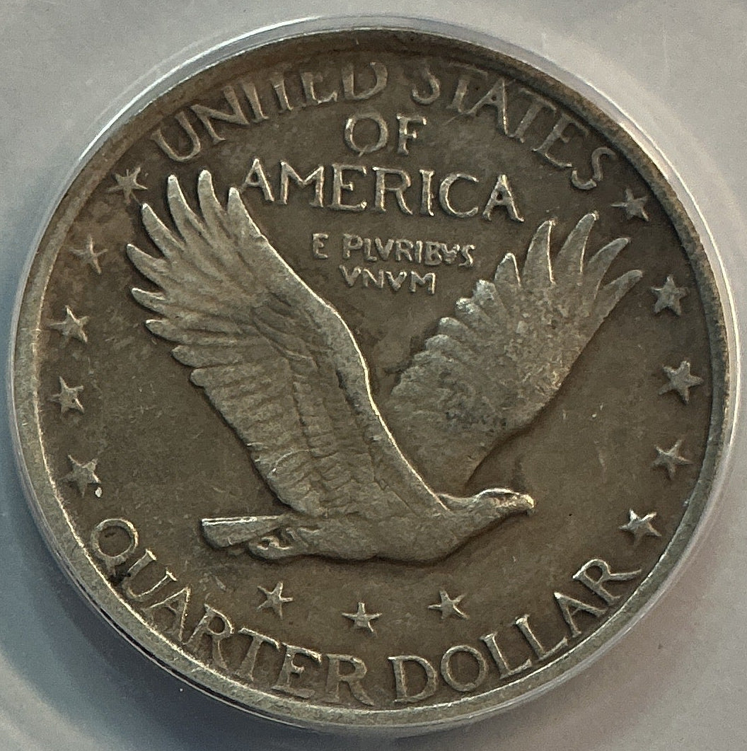 1919 Standing Liberty Quarter, *Altered Surfaces* ANACS EF-40, Store #QR1609