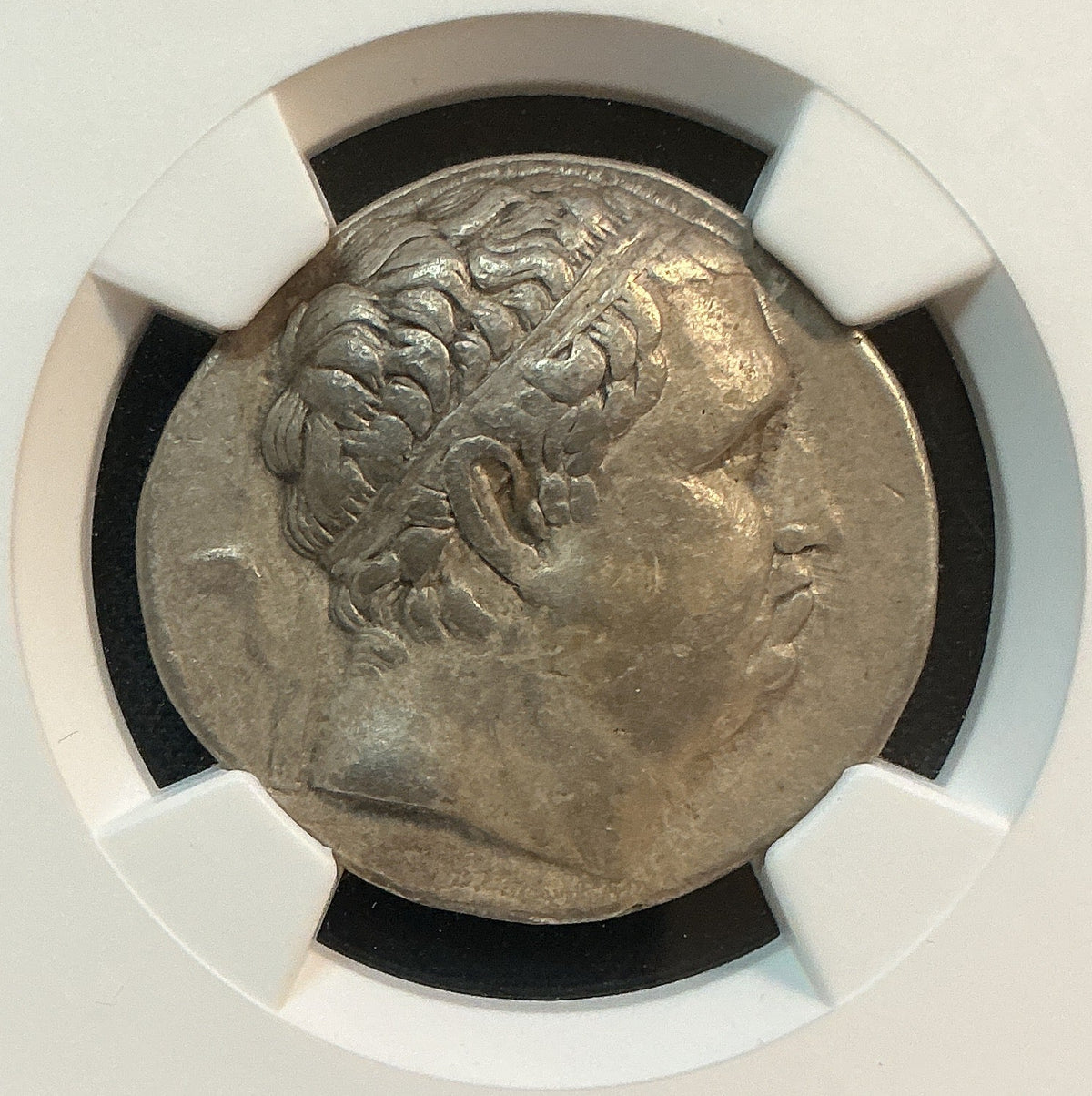 Ancient Coinage, VF, Greek Coinage, Kingdon of Bactria, AR Tetradrachm c.225-200 BC, Store #AT0052