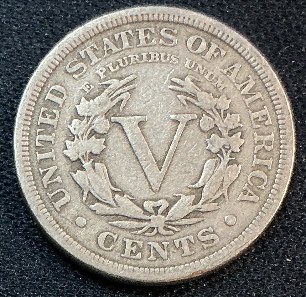 1911 Liberty Nickel, Very Good Circulated Coin, Store #NL915