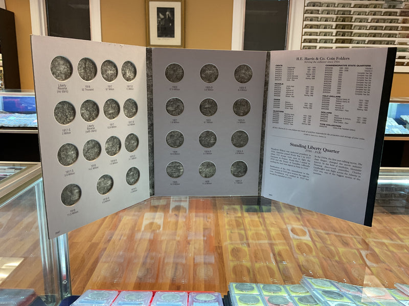 Standing Liberty Quarter, Whitman Coin Folder, Collections 1916-1930