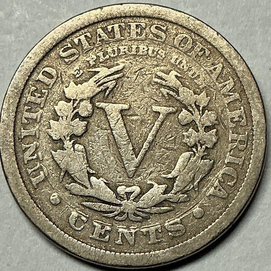 1912 Liberty Nickel, Good+ Circulated, Coin, Store #NL1391