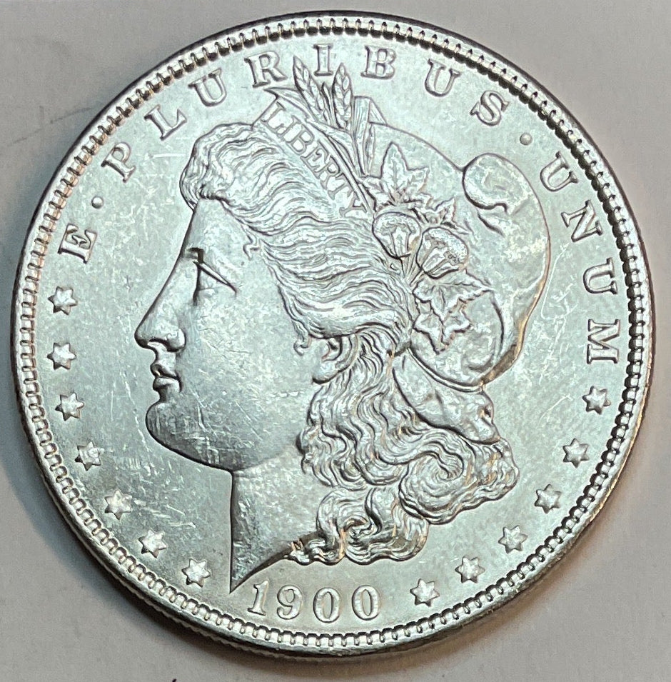 1900 Morgan Dollar, Mint State Circulated Coin, Store #DR0939