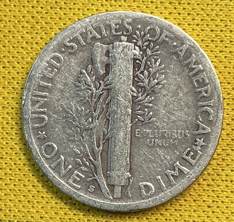 1939-S Mercury Dime, Good Circulated Coin, Store #DE0671