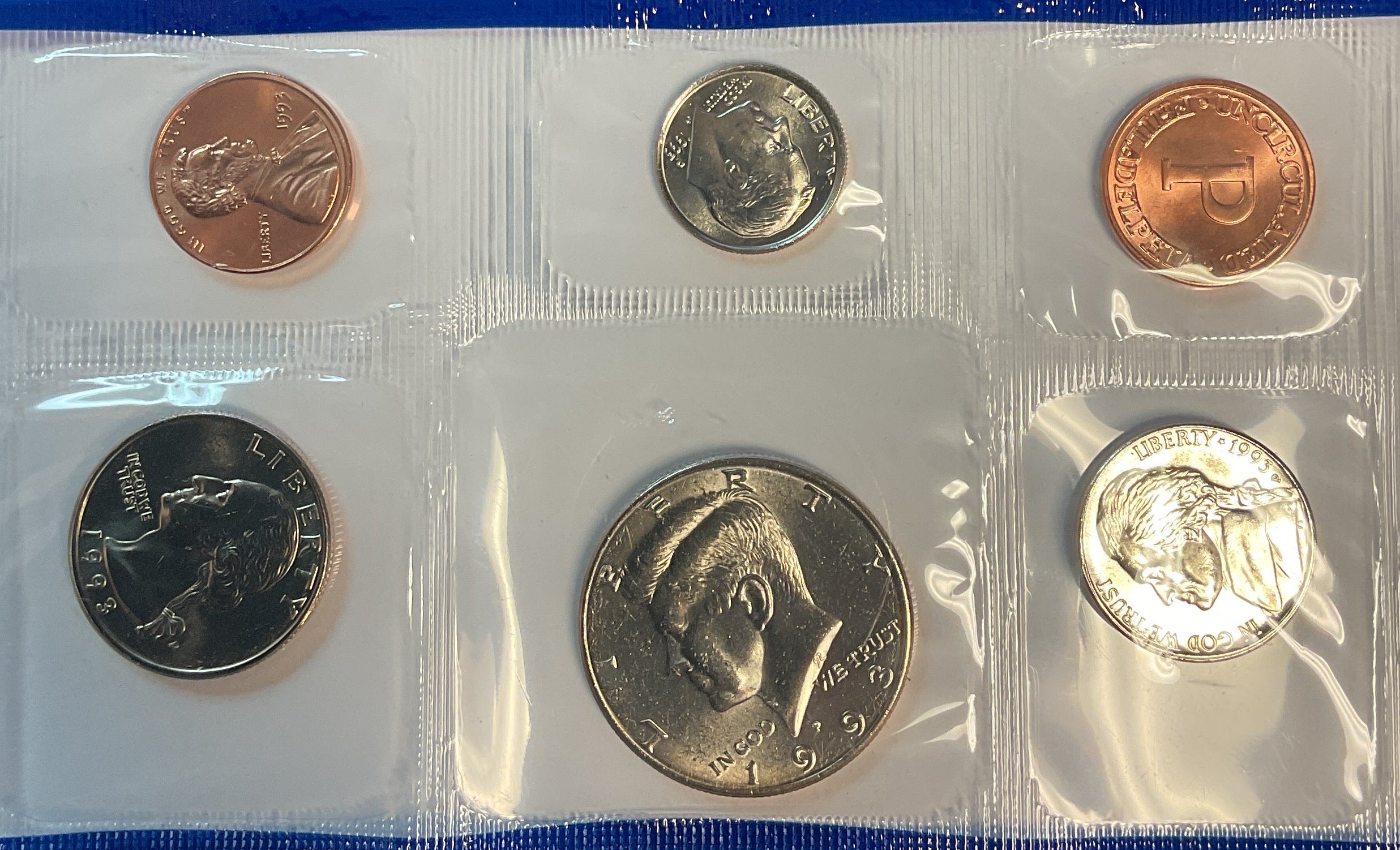 1993 United States Un-Circulated 12-Coin Mint Set