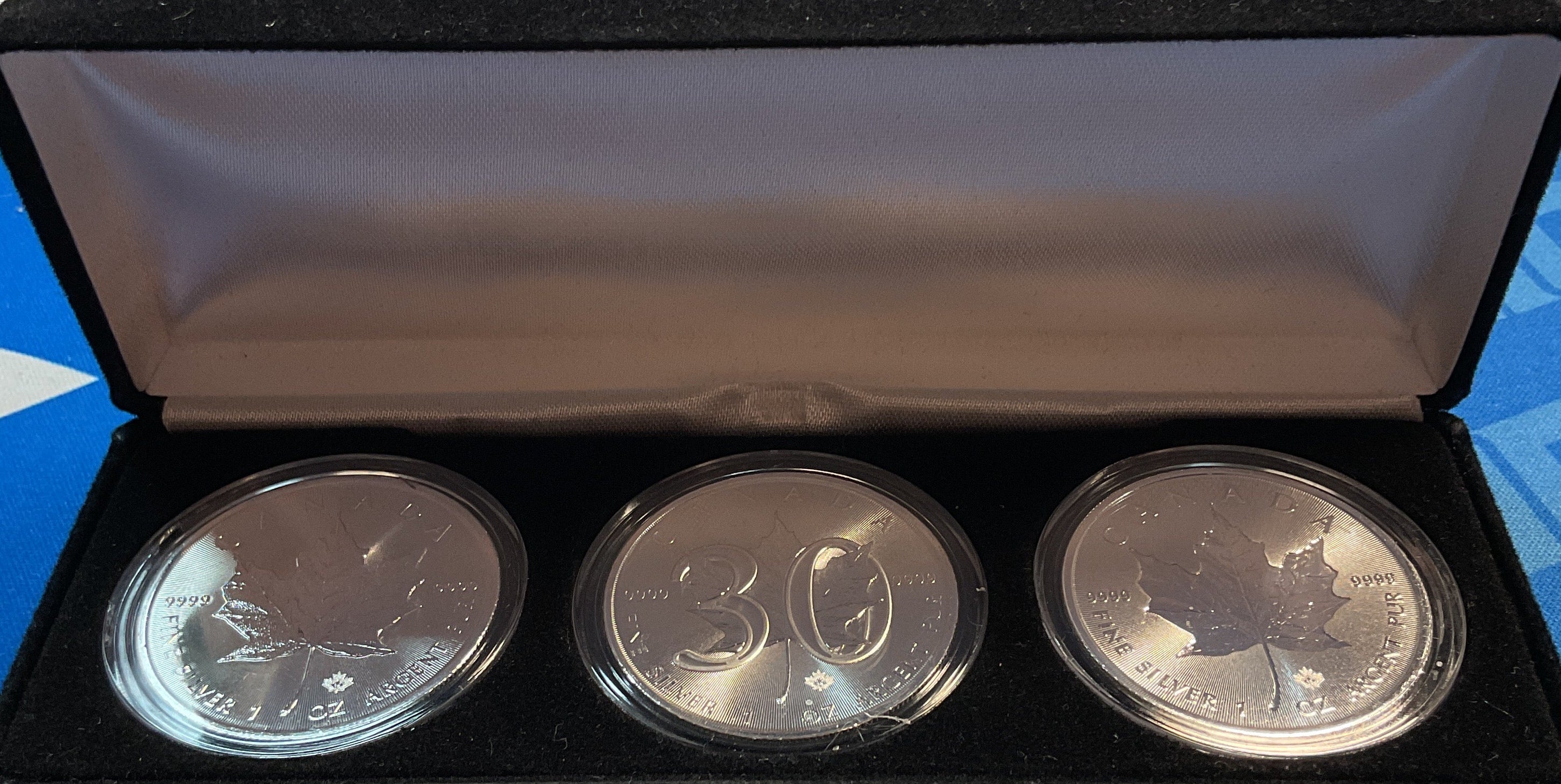 2018 Elizabeth II Canada Maple Leaf 3-Coin Set, Store #SR003