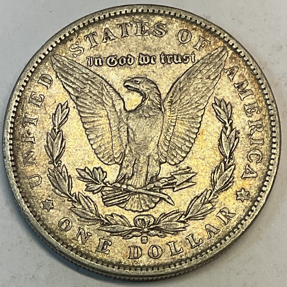 1890-S Morgan Silver Dollar, Very Fine Plus, Circulated Coin, Store #DR0902