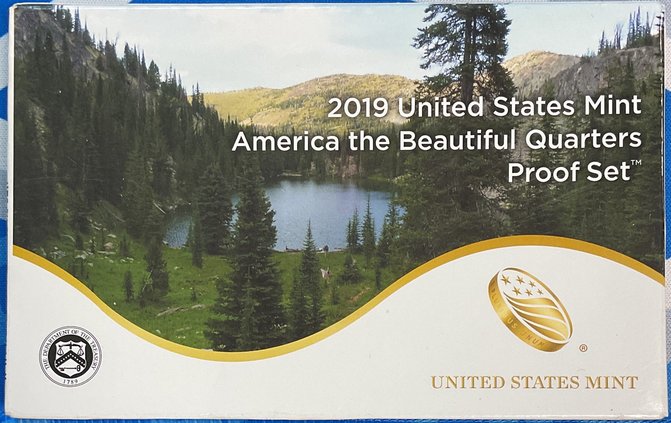 2019 U.S. Mint America the Beautiful Quarters Proof Set, in Original Government Packaging