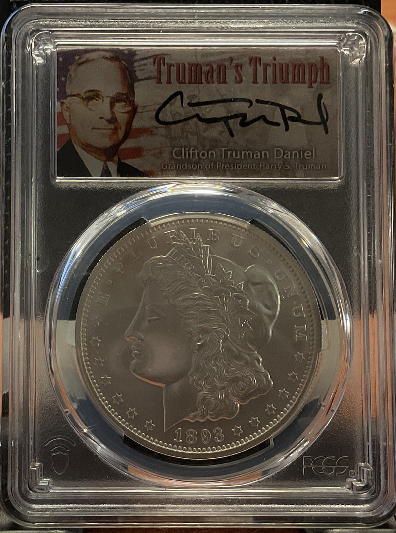 .999 silver, 1 Troy Ounce, 2023 Fiji Privy Morgan Ag, PCGS MS-70, Store