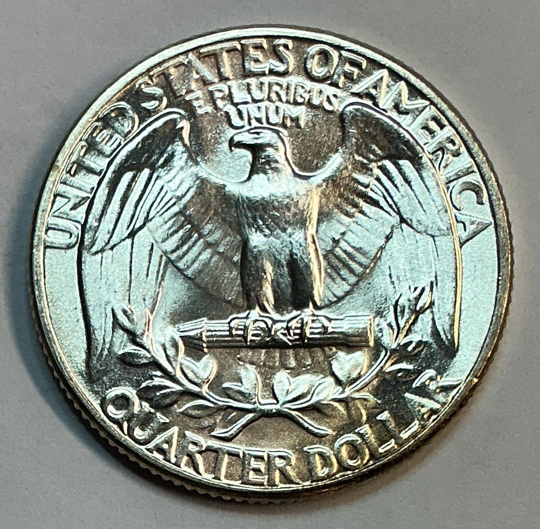 1945 Washington Quarter, Mint State Uncirculated Coin, Store #QR1717