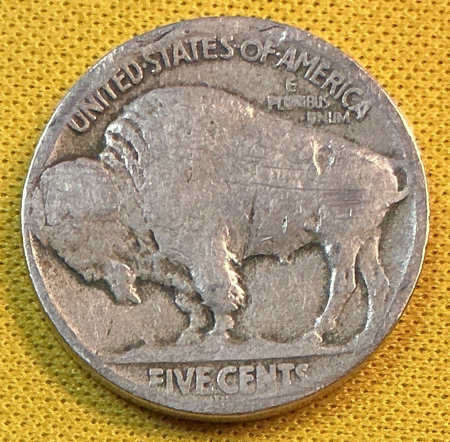 1919-D Buffalo Nickel, Good Circulated Coin, Store #NL1004