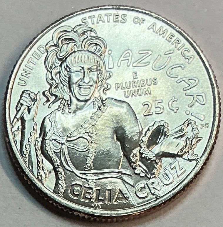 2024-P Celia Cruz, Washington Quarter, American Women Collection 2022-2025