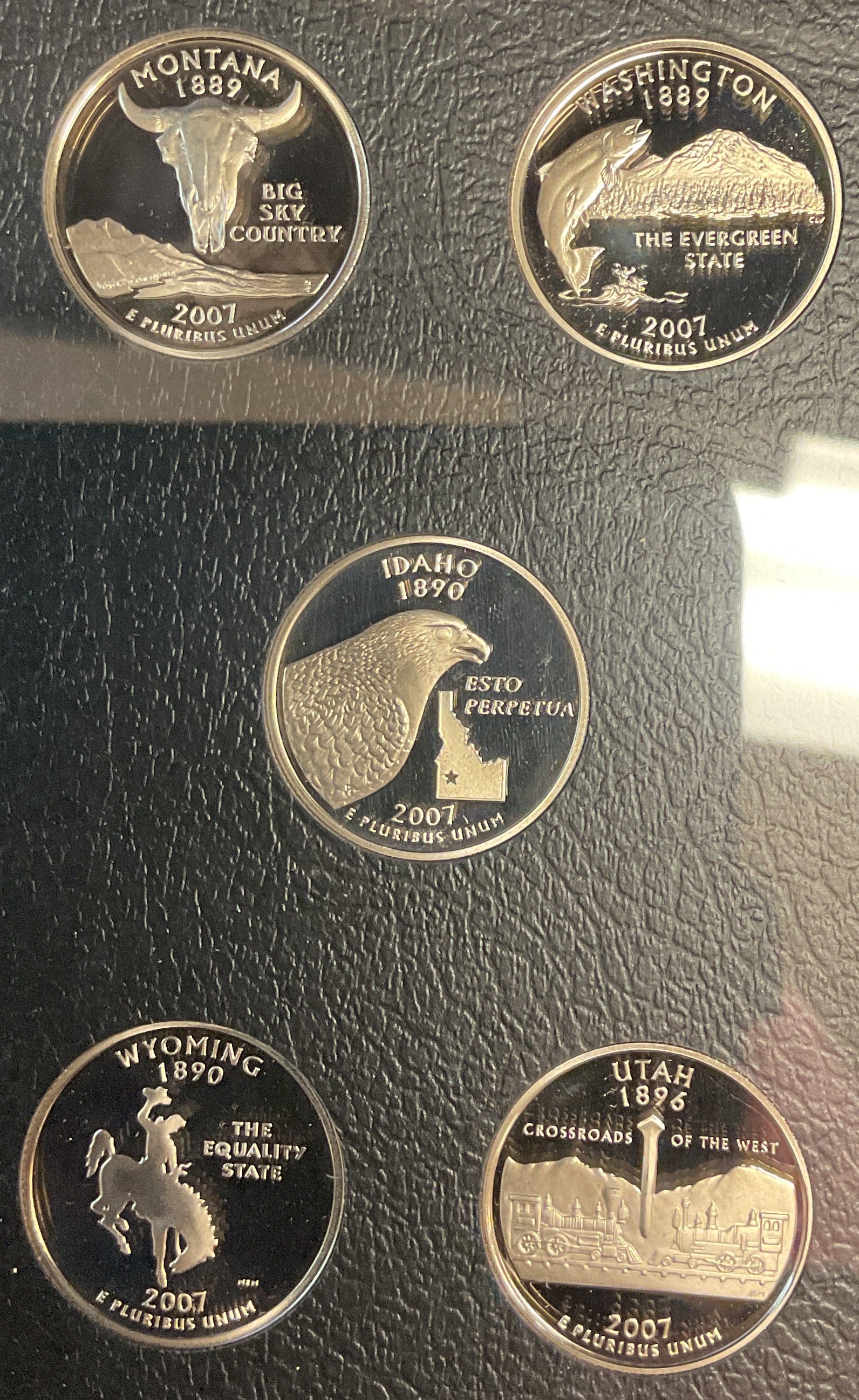 2007 U.S. Mint American Legacy Collection C.O.A. Uncirculated 16-Coin Mint Set # PT044