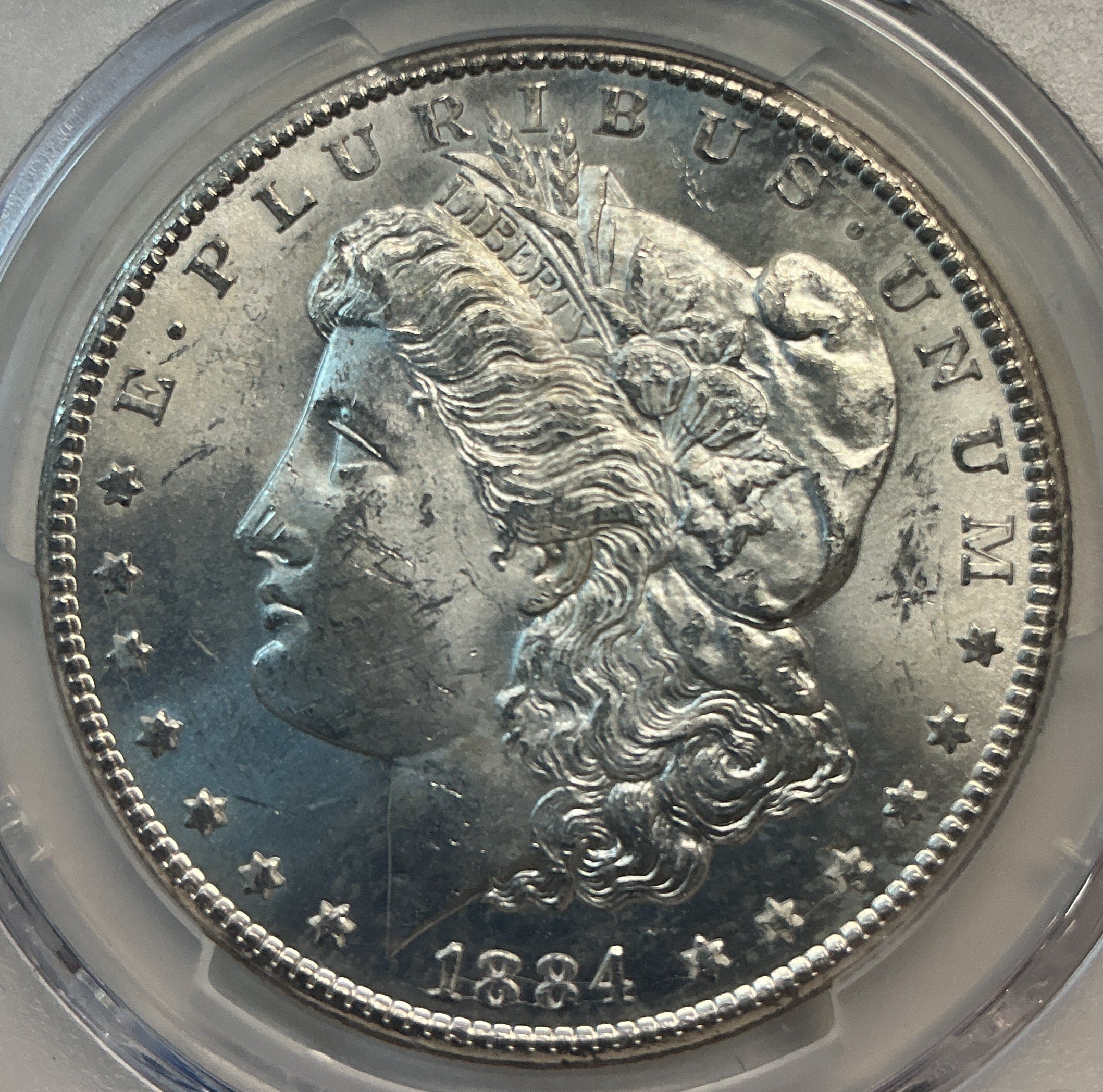 1884-CC Morgan Silver Dollar., PCGS MS63, Store #DR316