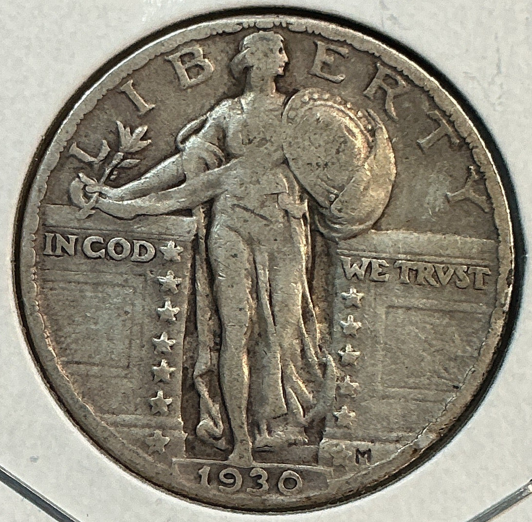 1930 Standing Liberty Quarter, Fine Circulated Coin, Store# QR1854