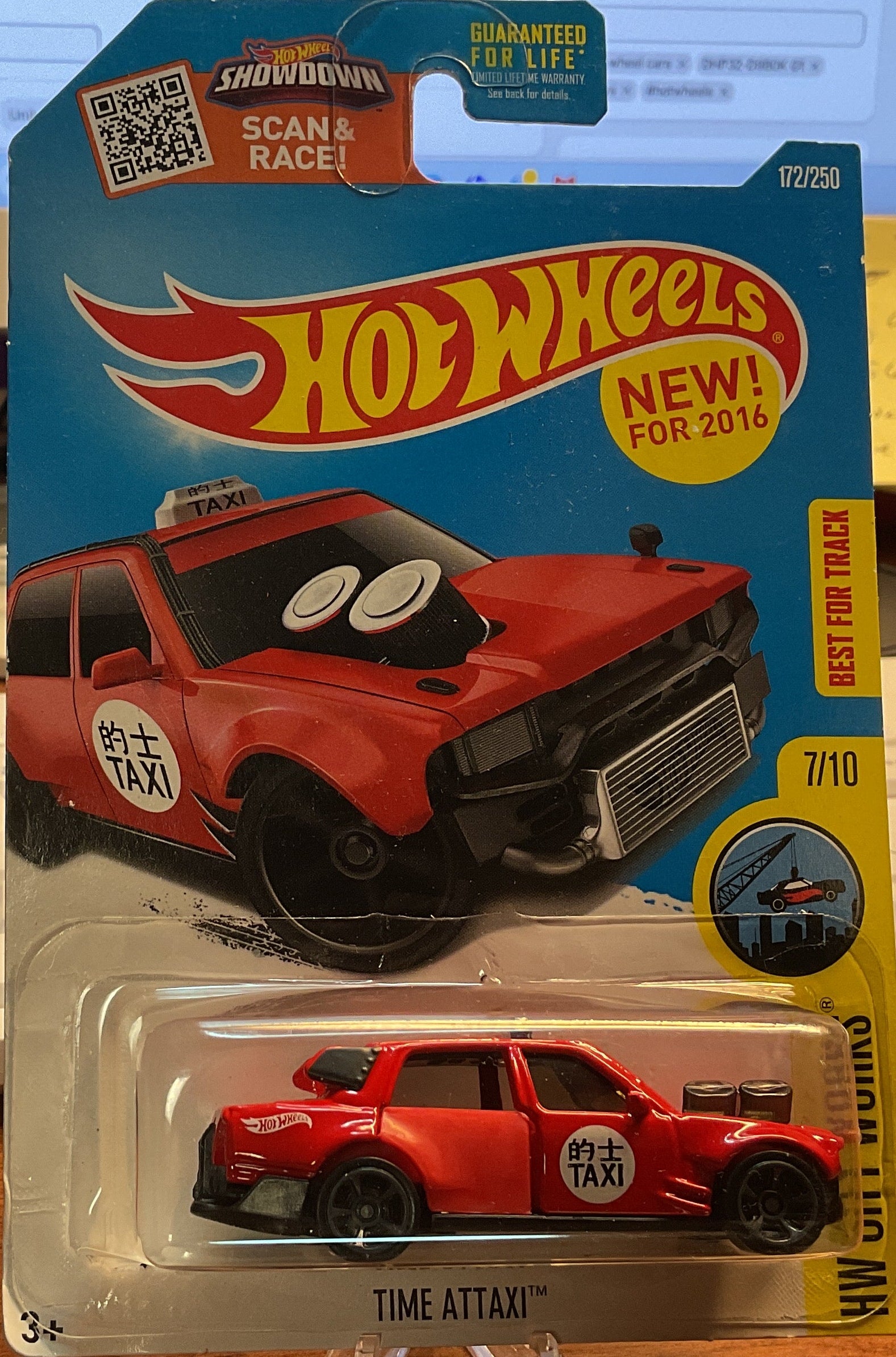 TIME ATAXXI, Hot Wheels Toy Car, DHP23-D9B0K G1, 'HW CITY WORKS', Store #TY015