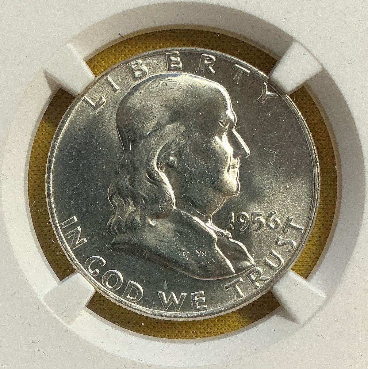 1956 Franklin Half Dollar, NGC MS 64, Store #HR2109
