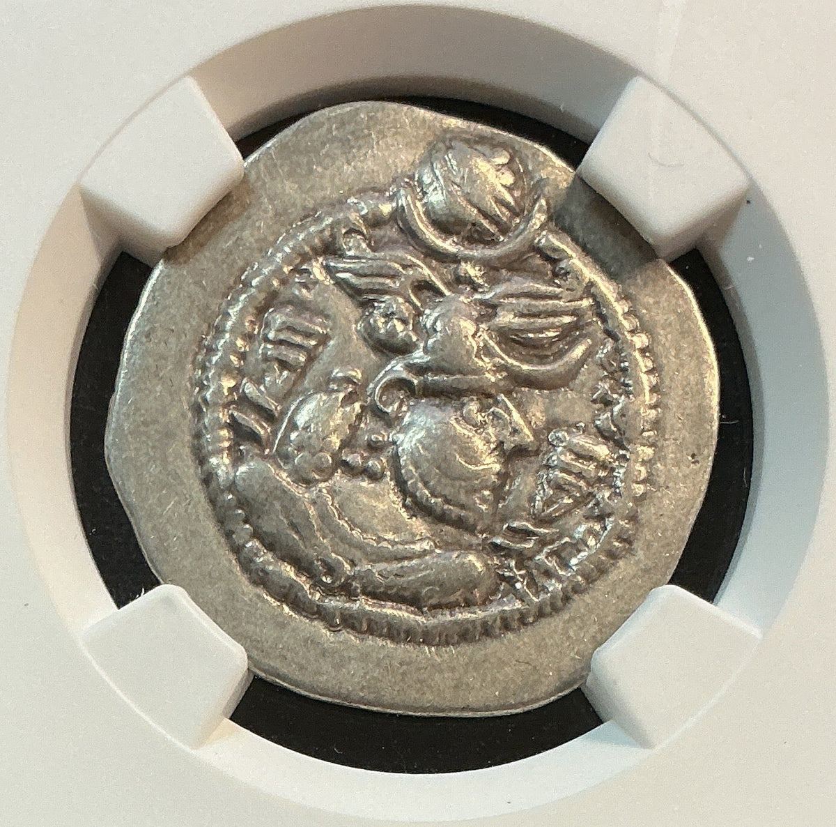 Ancient Coinage, VF, Sasanian Empire, Peroz I, AR Drachm, AD 457/9-484, Store #AT0043