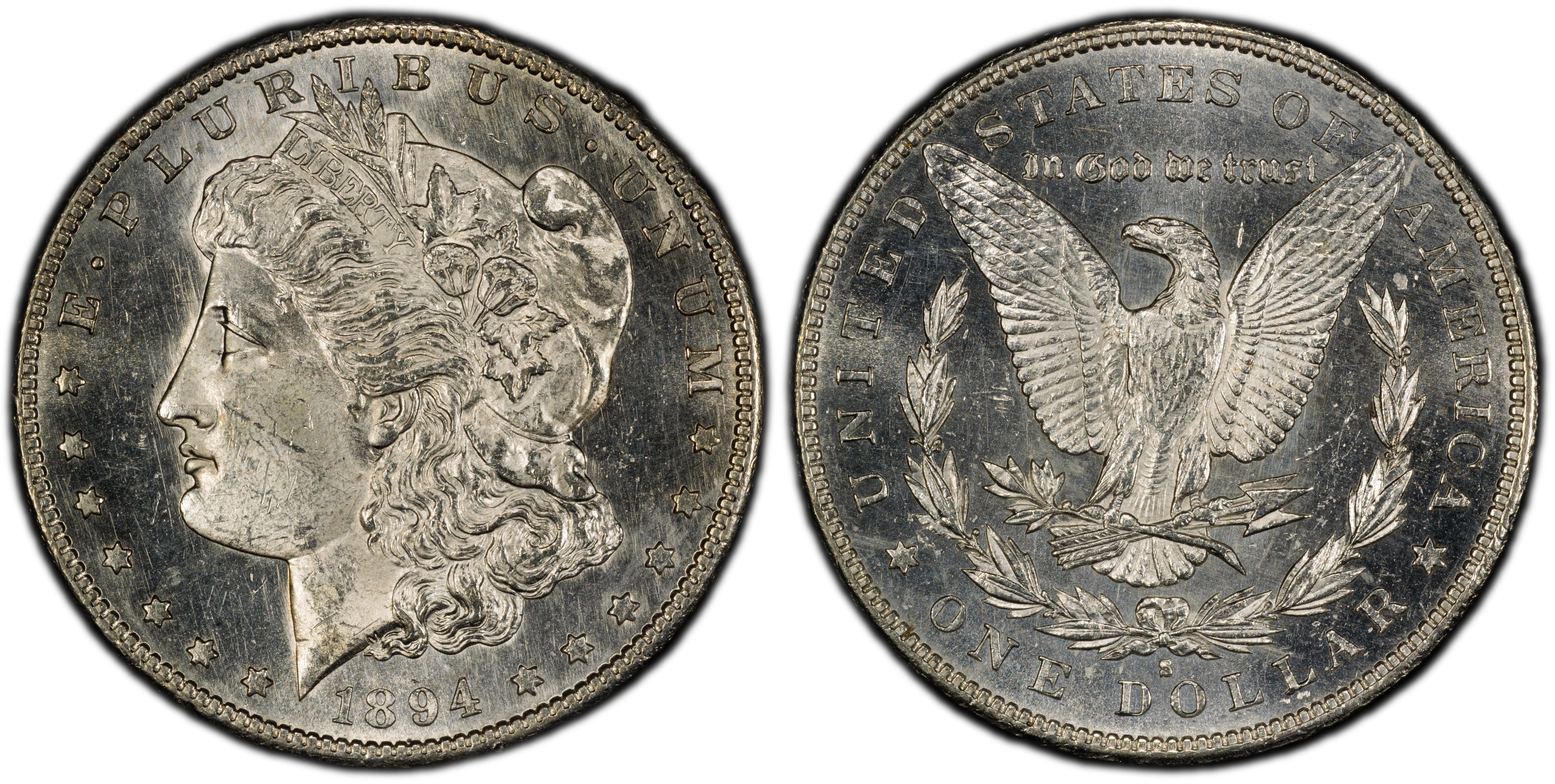 1894-S Morgan Silver Dollar., PCGS MS-63, Proof Like., Store SALE #GDR0180.
